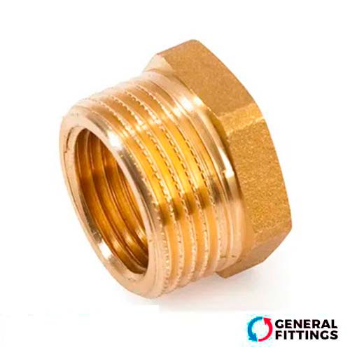 Футорка латунна 2"х1" ВЗ General Fittings (260044H201000H)