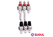 Колектор для теплої підлоги Djoul | 3 контура  | 1" x 3/4" Euro (DJ2016203A-e)