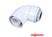 Коліно димоходу 87° D=60/100 мм для конденсаційних котлів Viessmann (7373226)