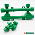 Подвійна водорозетка DN 20x1/2" Interplast PPR Green PN30 ВР (790210000)