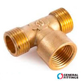 Трійник латунний General Fittings 1/2" ЗВЗ (270012H040404A)