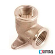 Кутник нікельований General Fittings 1/2" ВВ з настінним кріпленням (270023N040400A)