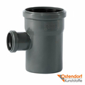 Трійник для внутрішньої каналізації Ostendorf НТ Safe 110/50 мм 87° (175420)