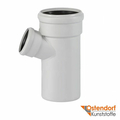 Трійник для безшумної каналізації Ostendorf Skolan 110/58 мм 67° (335320)