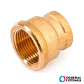 Муфта редукційна латунна General Fittings 1 1/2"х1" (260047H141000A)