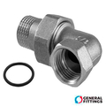 Американка кутова нікельована General Fittings 1/2" ВЗ (2700I4N040400A)