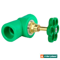 Вентиль запірний поліпропіленовий DN 25х1/2" Interplast PPR Green під паяння (790100125)