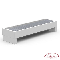 Конвектор підлоговий Carrera FR2H-2500 White із решіткою Сатин