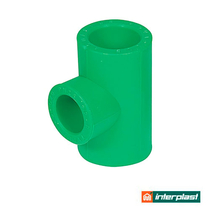 Трійник редукційний поліпропіленовий 25-20-25 Interplast PP-R 125 PN30 (790060001)