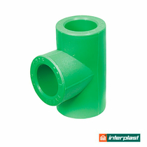 Трійник поліпропіленовий 32 мм Interplast PP-R 125 PN30 (790070032)