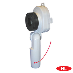 Сифон для пісуарів із горизонтальним випуском HL430/50 DN50