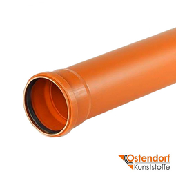 Труба для зовнішньої каналізації Ostendorf KG ПВХ 110 х 500 мм (220000)
