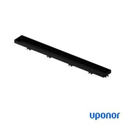 Решітка для лотка 80 см Uponor Aqua Ambient | під плитку | чорна (1136444)