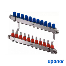 Колектор із н/ж сталі Uponor Vario C FM 11x3/4 Euro | 11 контурів (1133479)
