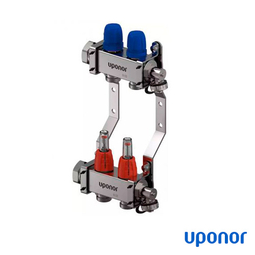 Колектор із н/ж сталі Uponor Vario C FM 2x3/4 Euro | 2 контури (1133470)