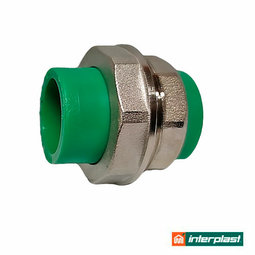 Муфта поліпропіленова 25 мм Interplast PP-R 125 PN30 (700432525)