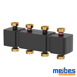 Розподільний колектор Meibes TOP S на 3 контури, в ізоляції (M66301.920)