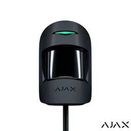 Ajax MotionProtect Plus Fibra Black Дротовий датчик руху (AJ31237)