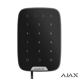 Ajax KeyPad Fibra Black Дротова сенсорна клавіатура (AJ30865)