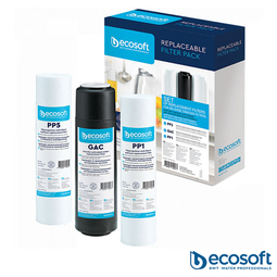 Комплект картриджів Ecosoft 1-2-3 для фільтрів зворотного осмосу (CPV3ECOST)