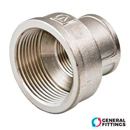 Заглушка латунна нікельована General Fittings 1" ВР (260041N100000A)