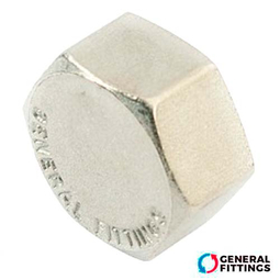 Заглушка латунна нікельована General Fittings 3/4" ВР (260041N050000A)