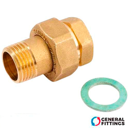 Американка пряма General Fittings 1/2" ВЗ з ущільнювальним кільцем (2700A1H040400A)
