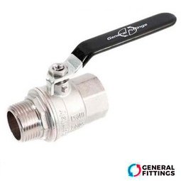 Кран кульовий General Fittings 7S00 1 1/2" DN40 ВЗ (7S00L2N141400A)