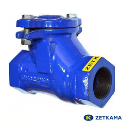 Клапан зворотний кульовий муфтовий Zetkama 401B 1 1/2&quot; Ду 40