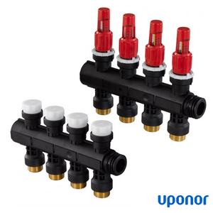 Модульний пластиковий колектор Uponor Vario PLUS FM 3 x 3/4 Euro (1030583)