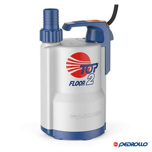 Дренажний насос Pedrollo TOP 2 FLOOR | 20-150 л/хв | 2,4-8 м | 0.37 кВт | кабель 10м (48TOPF12A1U)