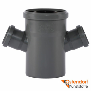 Хрестовина для внутрішньої каналізації Ostendorf HT Safe 50/110/50 мм 67° (175910)