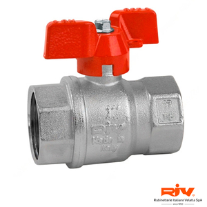 Кран кульовий RIV 4174 Export ВР DN25 1" PN32 метелик (024174000007)