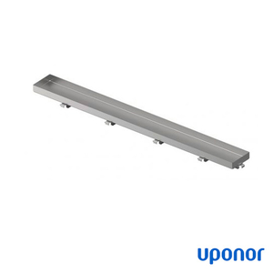Решітка для лотка 60 см Uponor Aqua Ambient | під плитку | срібло (1136437)