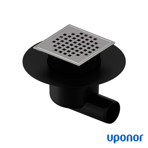 Душовий трап Uponor Aqua Ambient Classic/cube FI 50 | 120х120 мм (1136449)