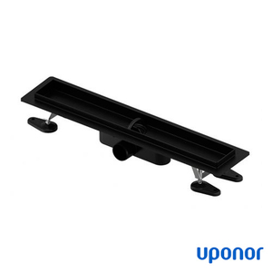 Душовий канал 90 см Uponor Aqua Ambient | чорний | без решітки (1136405)