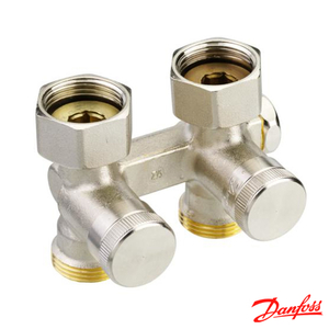 Вузол нижнього підключення G 1/2&quot; х G 3/4&quot; Danfoss RLV-K прямий (003L0280)