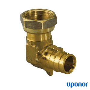 Кутник з накидною гайкою 25хG 3/4" латунний Uponor Q&E (1047882)