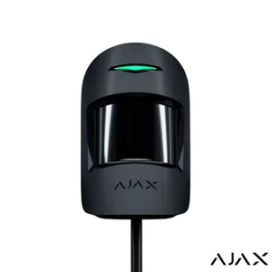 Ajax MotionProtect Plus Fibra Black Дротовий датчик руху (AJ31237)
