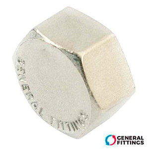 Заглушка латунна нікельована General Fittings 1/2" ВР (260041N040000A)