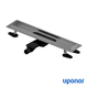 Душовий канал 80 см Uponor Aqua Ambient | срібло | без решітки (1136409)