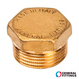 Заглушка латунна General Fittings 1 1/2" ЗР (2600F4H140000A)