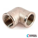 Коліно латунне нікельоване General Fittings 1" ВВ (270025N101000A)